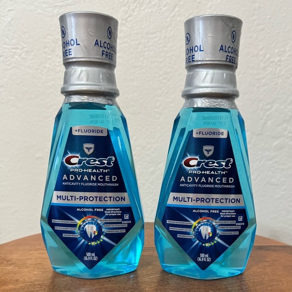 (2 Pack) Crest Pro Health Advanced Mouthwash, Alcohol Free, Mint, 16.9 fl oz - Picture 2 of 4